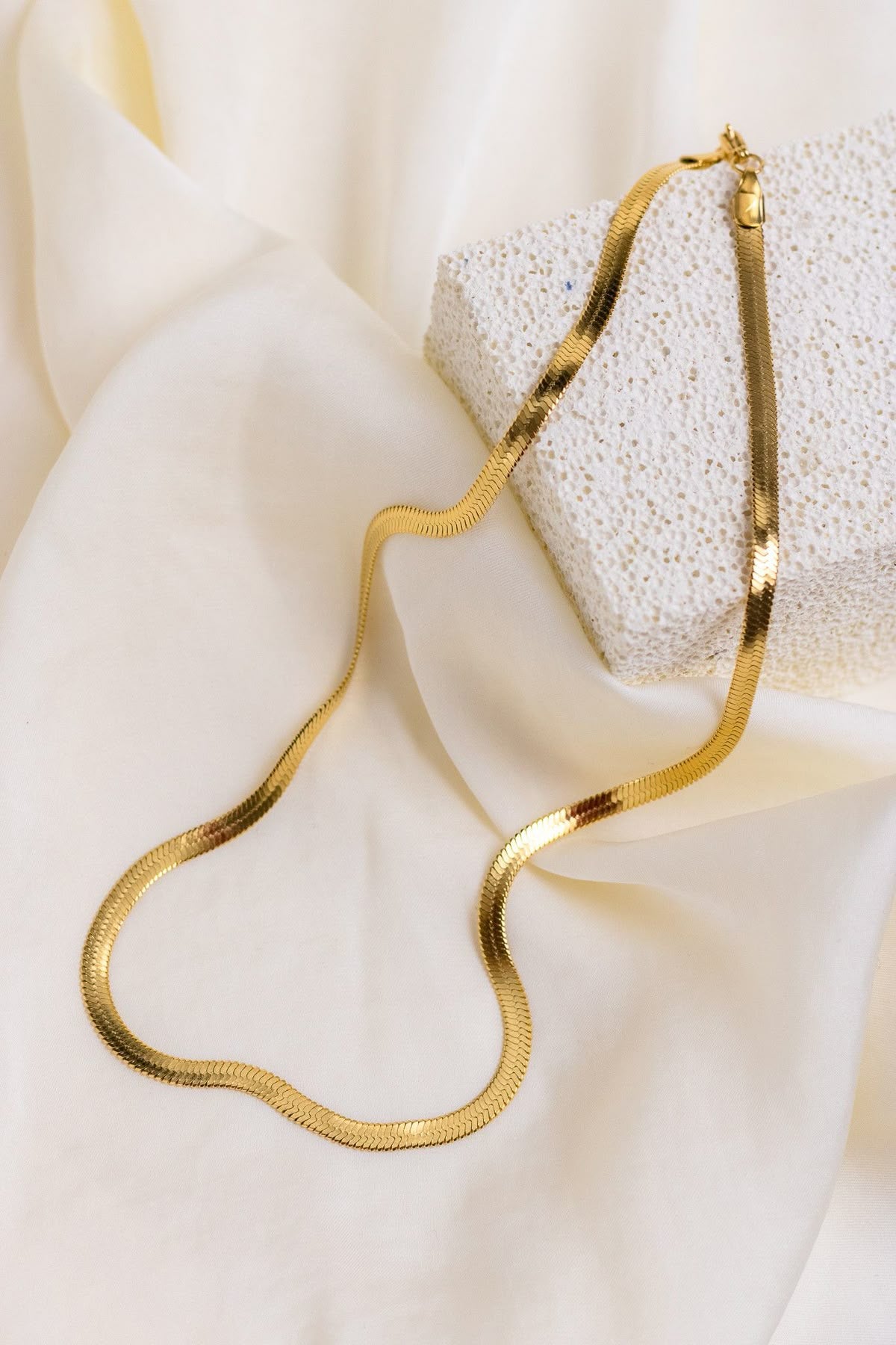 Golden Snake Chain Necklace