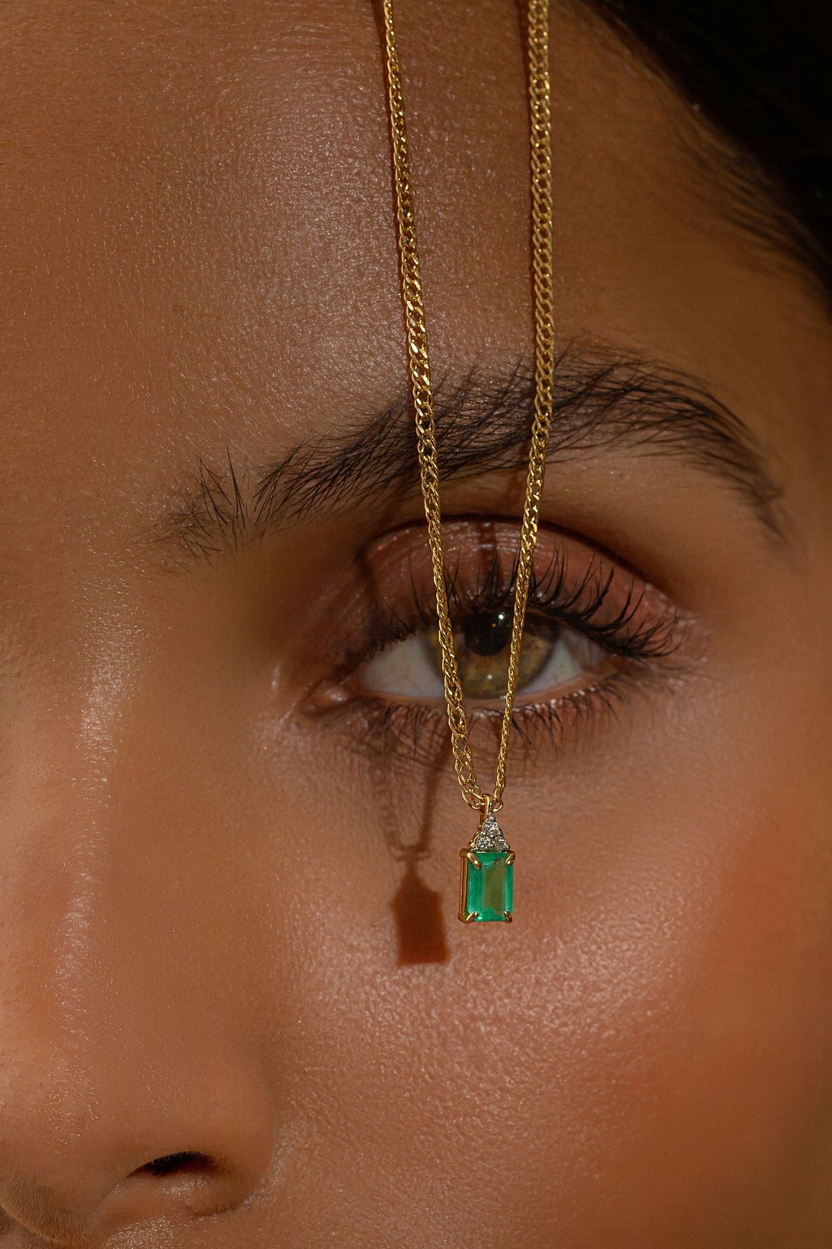 Natural Emerald Panna Pendant Locket