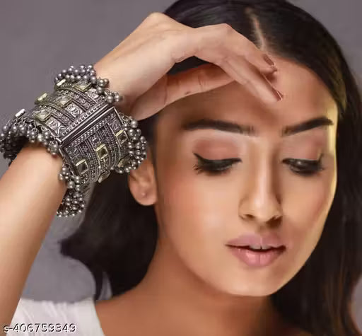 oxidized trending cuff bangles